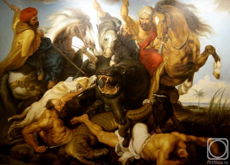 Львиная охота (рубенс) - the lion hunt (rubens)