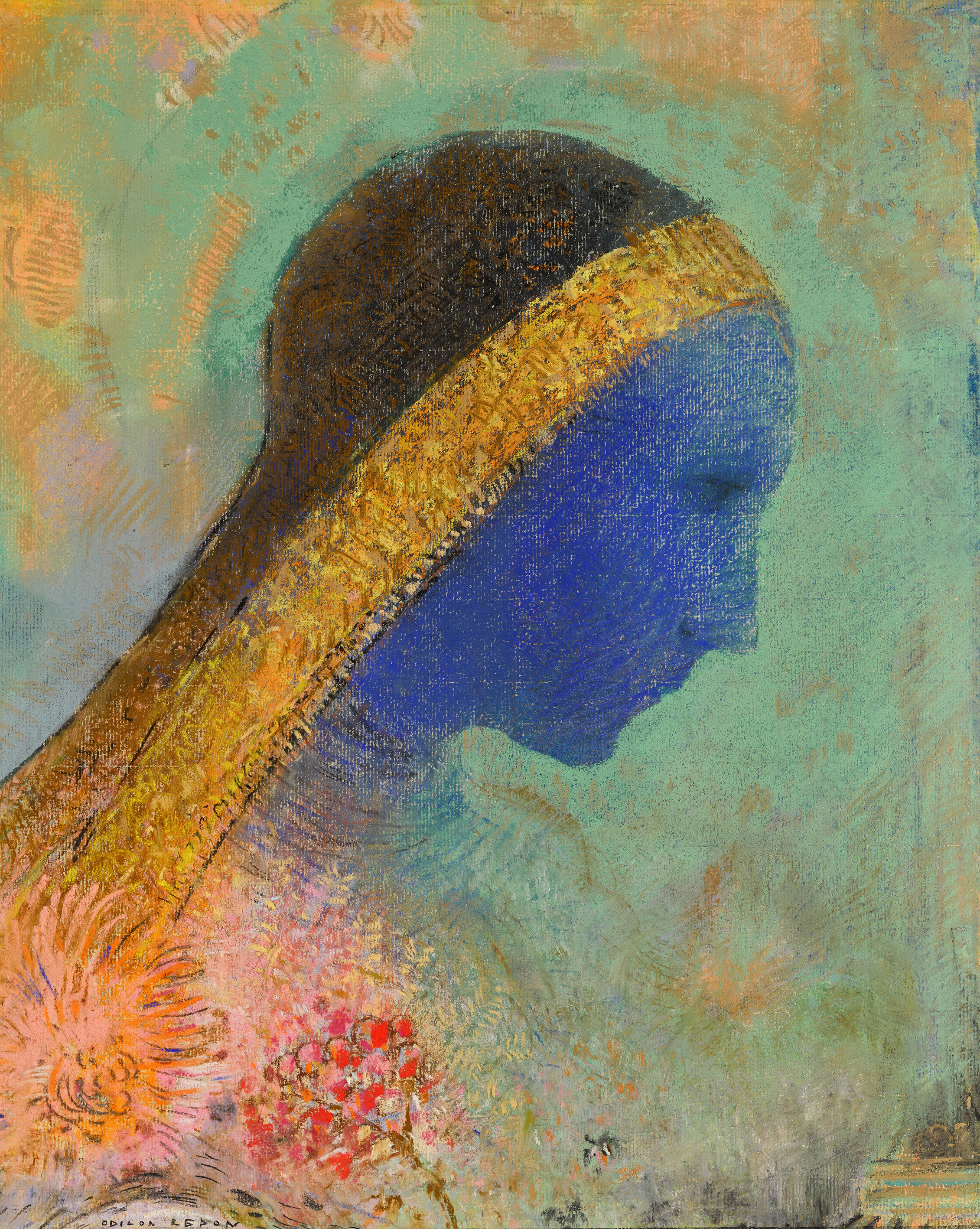 Pandora by odilon redon | printart.com