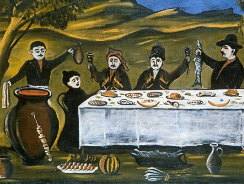 Солнце нико пиросмани
