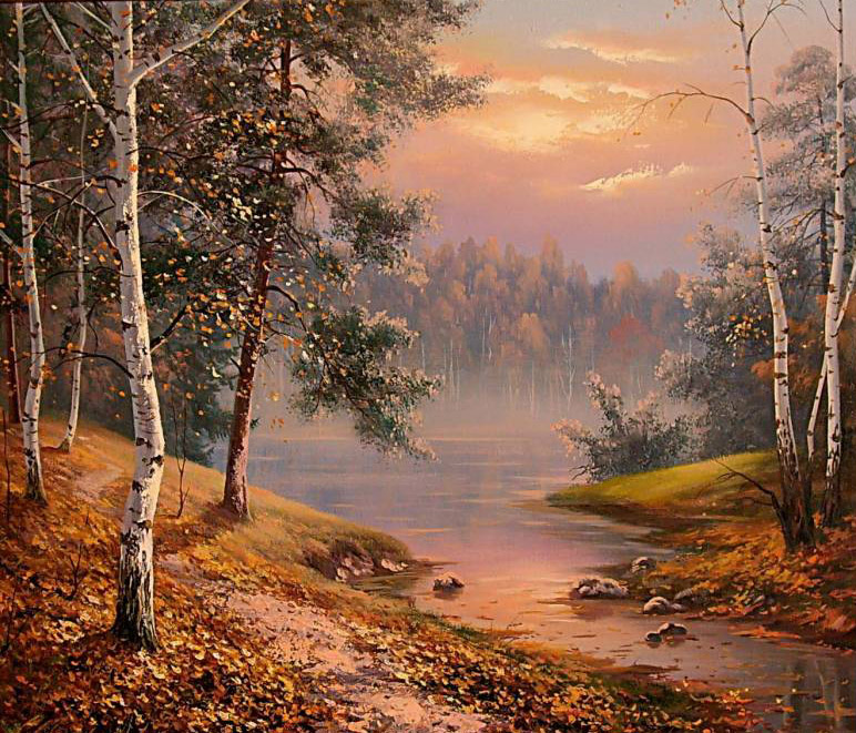 Самые красивые пейзажи художников (очень много картин)
