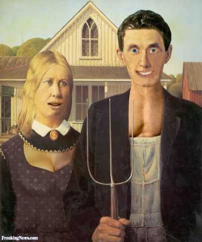 American gothic - the story behind grant wood's iconic painting | widewalls
