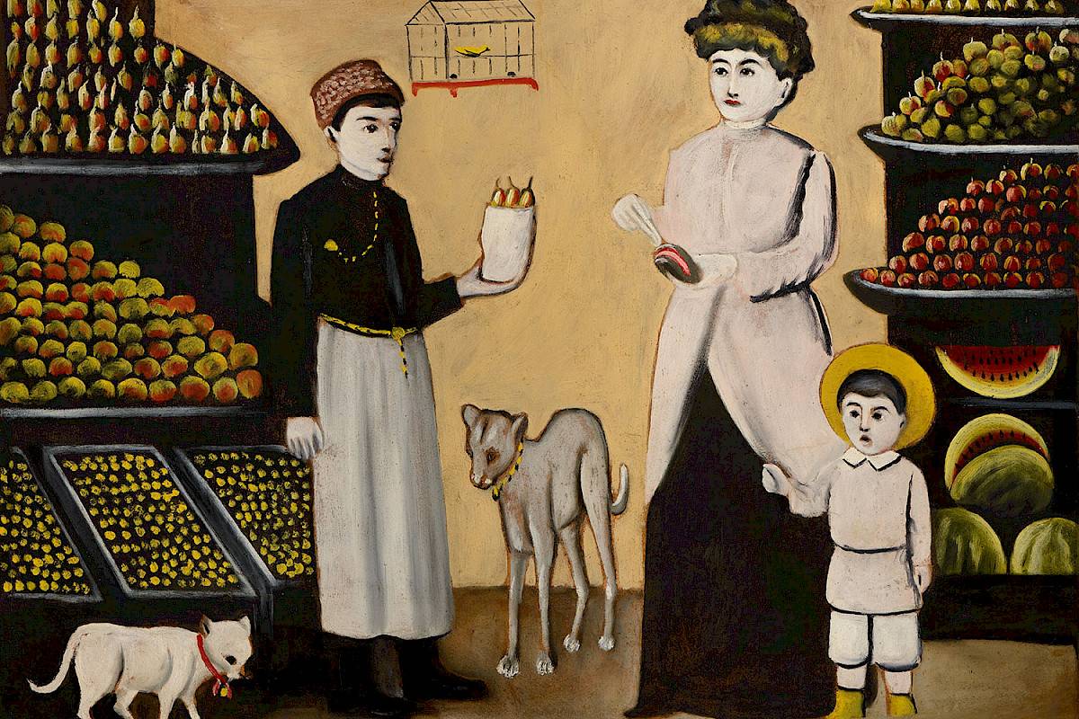 Неопримитивизм и наивное искусство . нико пиросмани