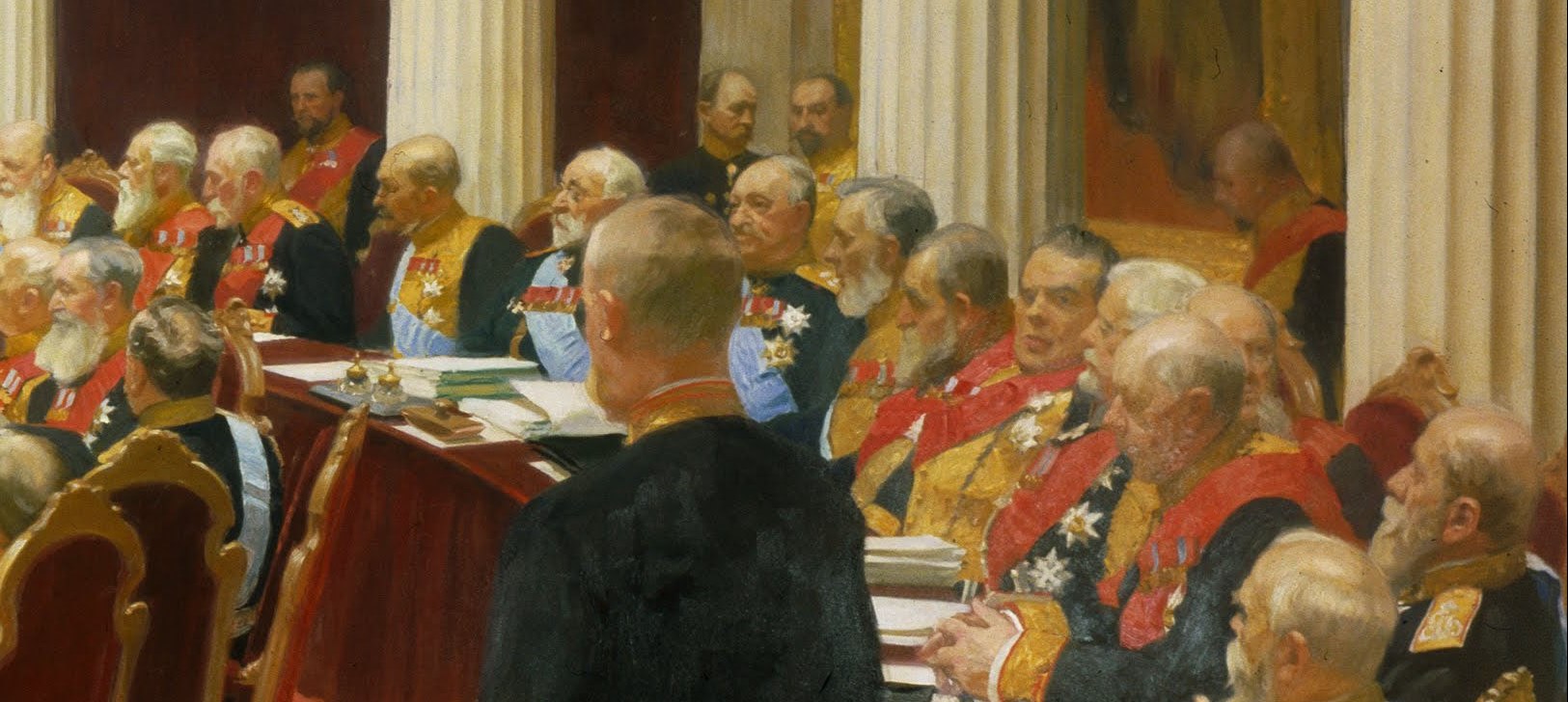Репин и.е. торжественное заседание государственного совета 7 мая 1901 года, в день столетнего юбилея со дня его учреждения. 1903